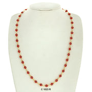 Evil Eye Chain Necklace C 1023 R - ChainsOnly