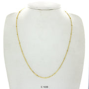 Gold Plated Chain C 1036 - ChainsOnly