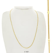 Gold Plated Chain C 1037 - ChainsOnly