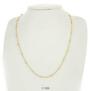 Gold Plated Chain C 1039 - ChainsOnly
