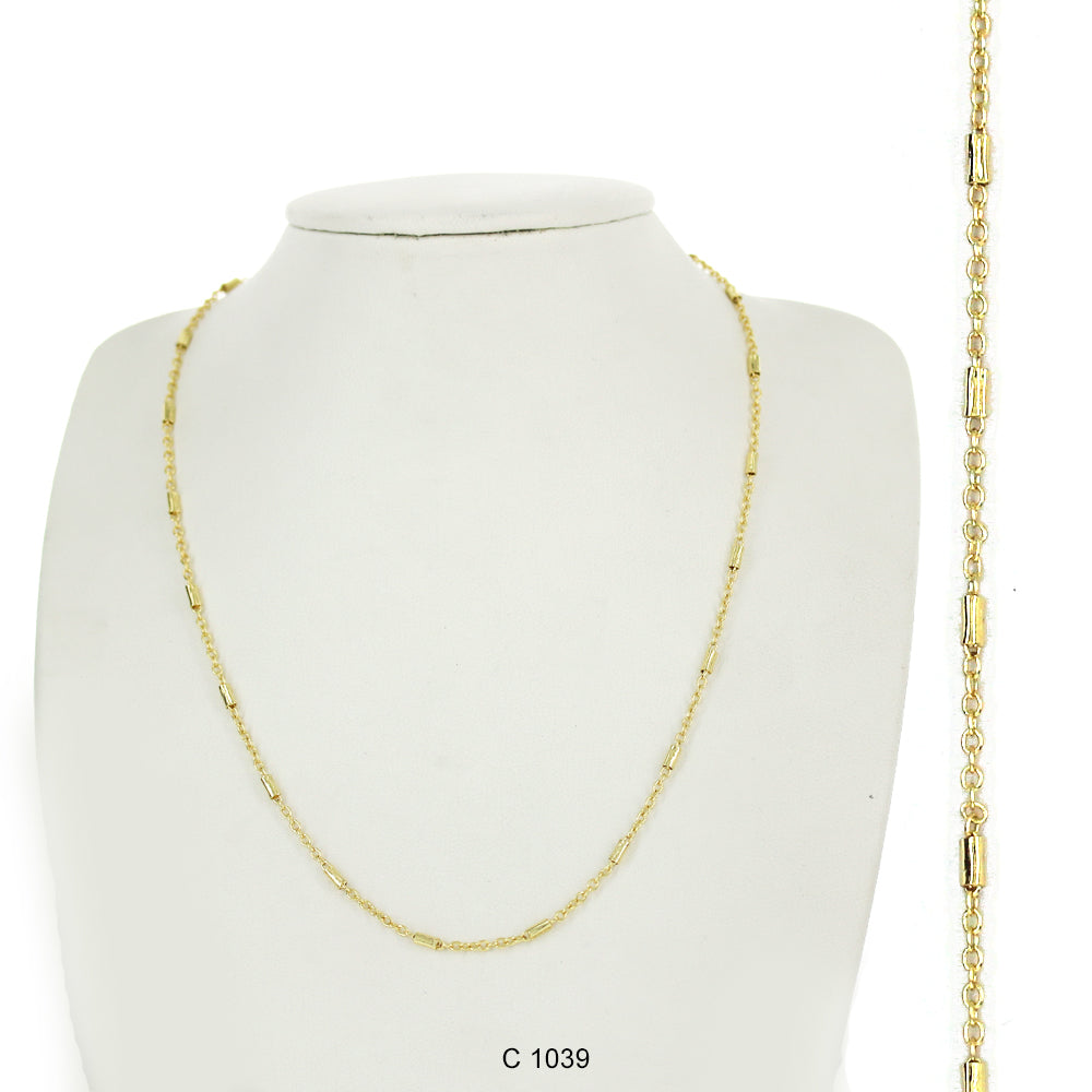 Gold Plated Chain C 1039 - ChainsOnly