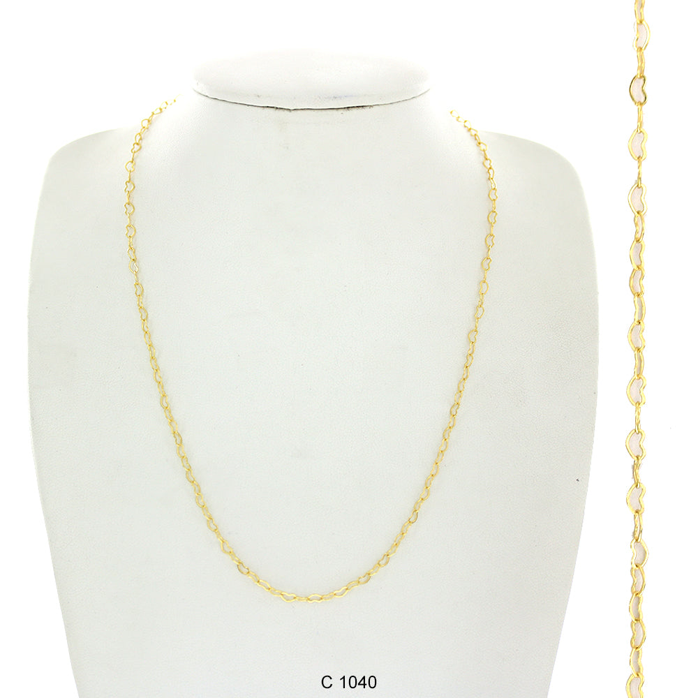 Gold Plated Chain C 1040 - ChainsOnly