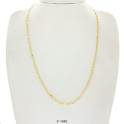 Gold Plated Chain C 1042 - ChainsOnly