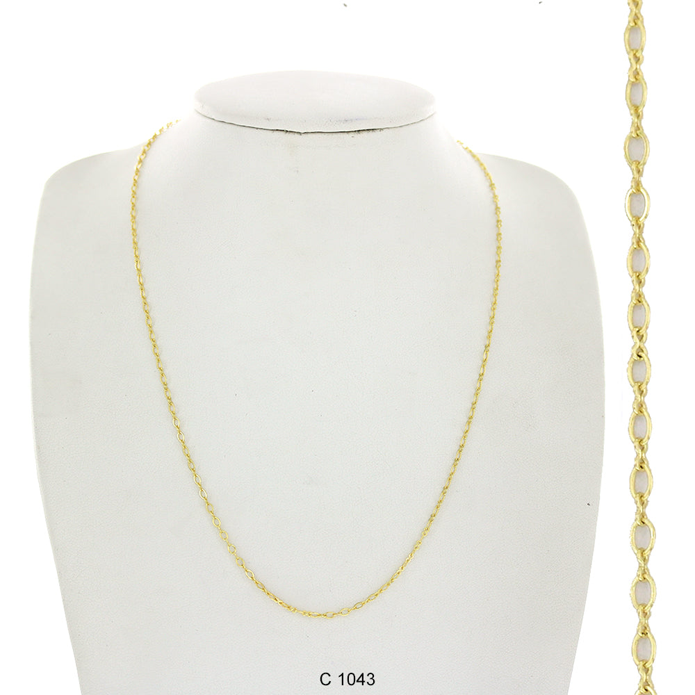 Gold Plated Chain C 1043 - ChainsOnly