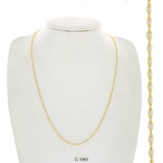 Gold Plated Chain C 1043 - ChainsOnly