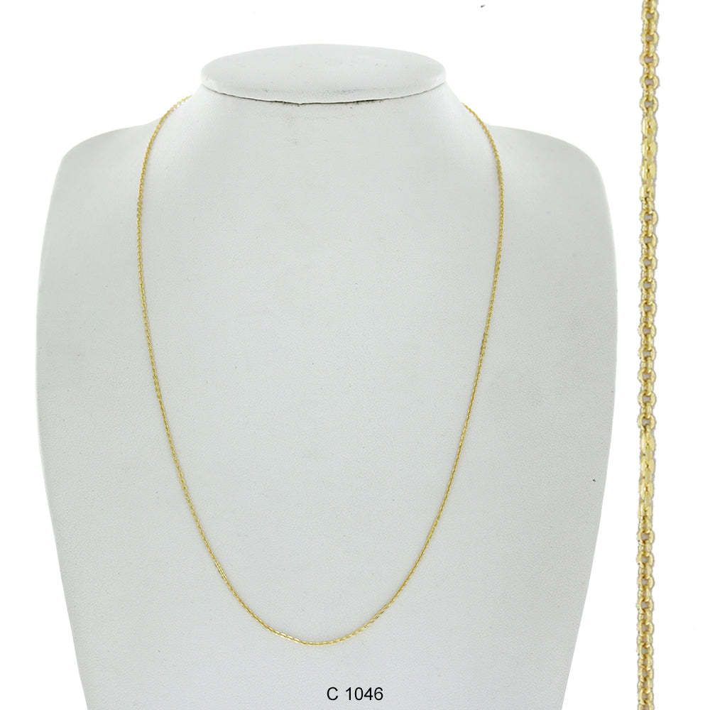 Gold Plated Chain C 1046 - ChainsOnly