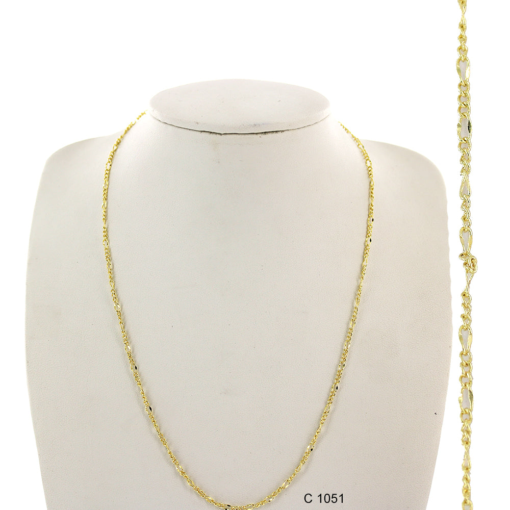 Gold Plated Chain C 1051 - ChainsOnly