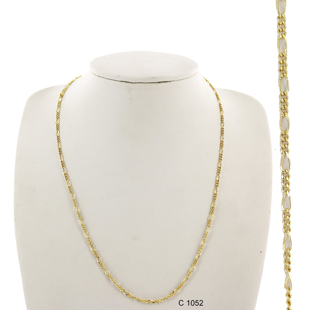 Gold Plated Chain C 1052 - ChainsOnly