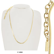 3 MM Herringbone Chain Chocker C 1066 - ChainsOnly