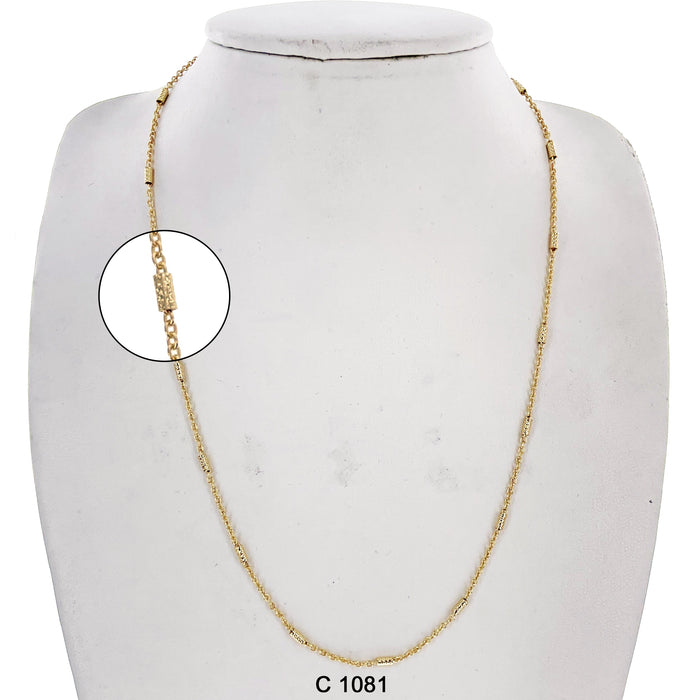 1.5 MM Gold Plated Chain C 1080 - ChainsOnly