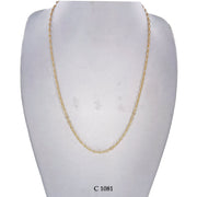1.5 MM Gold Plated Chain C 1081 - ChainsOnly