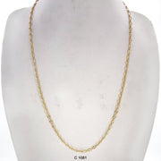 1.5 MM Gold Plated Chain C 1081 - ChainsOnly