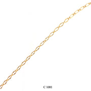 1.5 MM Gold Plated Chain C 1081 - ChainsOnly