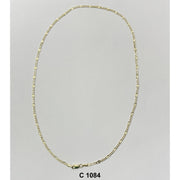 3.5 MM Valentino Flower Link Chain C 1084 - ChainsOnly