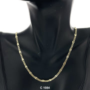 3.5 MM Valentino Flower Link Chain C 1084 - ChainsOnly