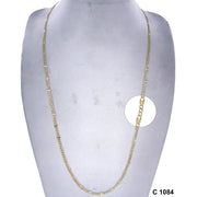 3.5 MM Valentino Flower Link Chain C 1084 - ChainsOnly