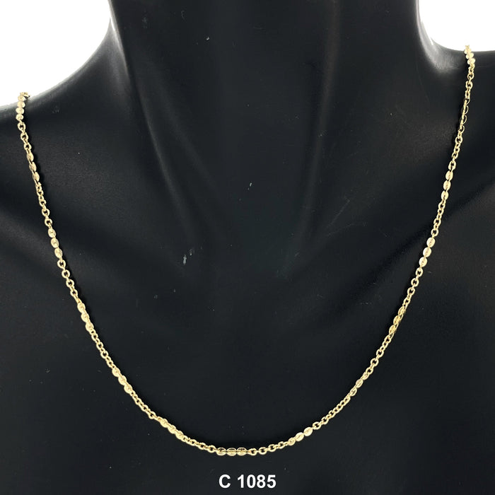 1.5 MM Gold Plated Chain C 1085 - ChainsOnly