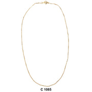 1.5 MM Gold Plated Chain C 1085 - ChainsOnly