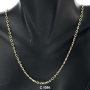 1.5 MM Gold Plated Chain C 1086 - ChainsOnly