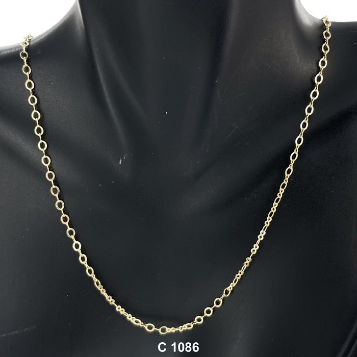 1.5 MM Gold Plated Chain C 1086 - ChainsOnly