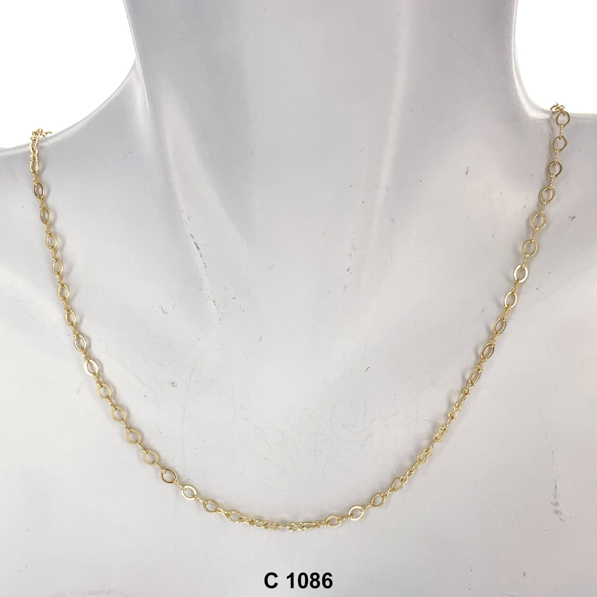 1.5 MM Gold Plated Chain C 1086 - ChainsOnly