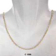 1.5 MM Gold Plated Chain C 1086 - ChainsOnly