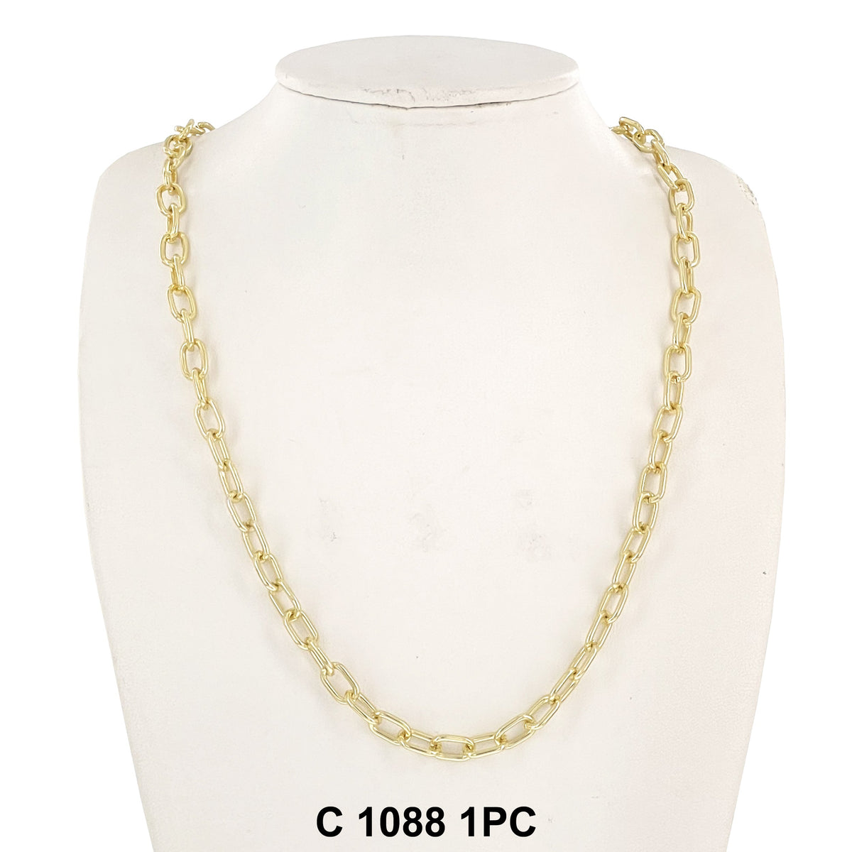 6.4 MM Brazil Paper Clip Chain C 1088 - ChainsOnly