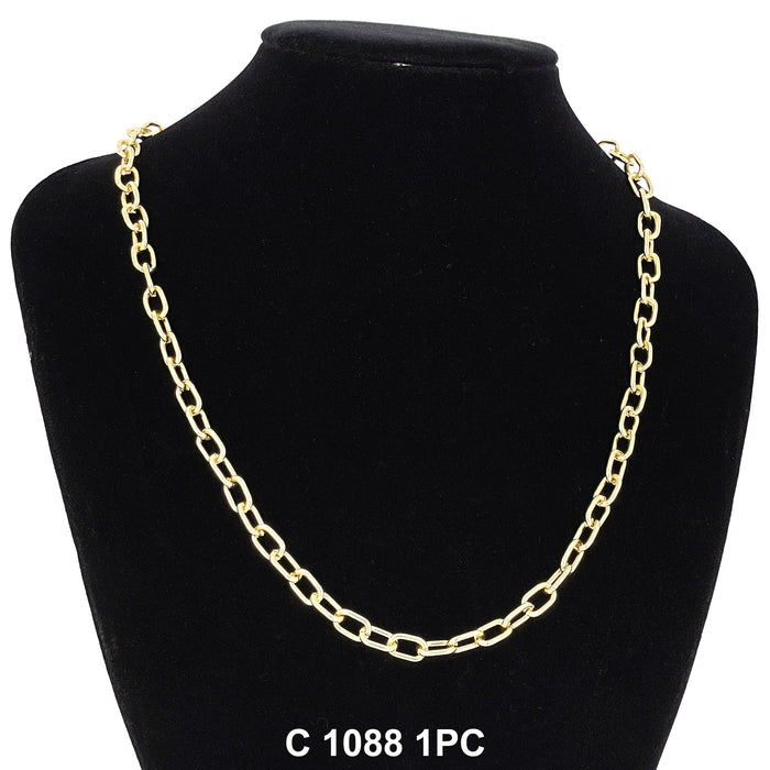 6.4 MM Brazil Paper Clip Chain C 1088 - ChainsOnly