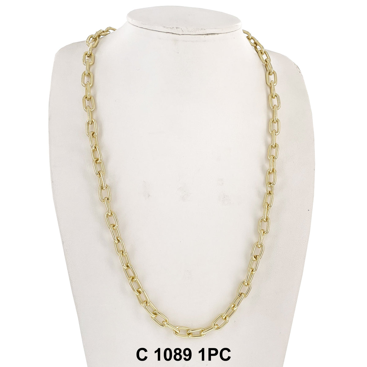 6.9 MM Brazil Paper Clip Chain C 1089 - ChainsOnly