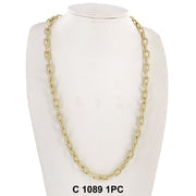 6.9 MM Brazil Paper Clip Chain C 1089 - ChainsOnly