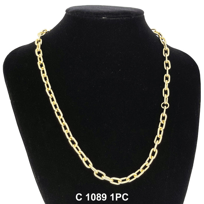 6.9 MM Brazil Paper Clip Chain C 1089 - ChainsOnly