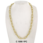 9.3 MM Brazil Paper Clip Chain C 1090 - ChainsOnly