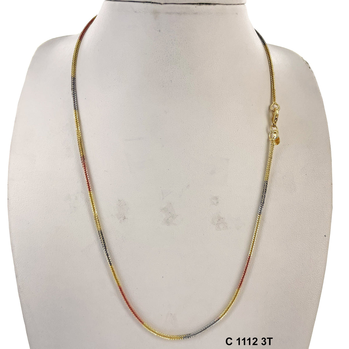 1.5 MM Square Fox Tail Chain C 1112 3T - ChainsOnly