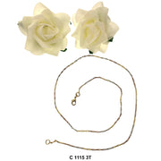 1.5 MM Long Cable Chain C 1115 3T - ChainsOnly