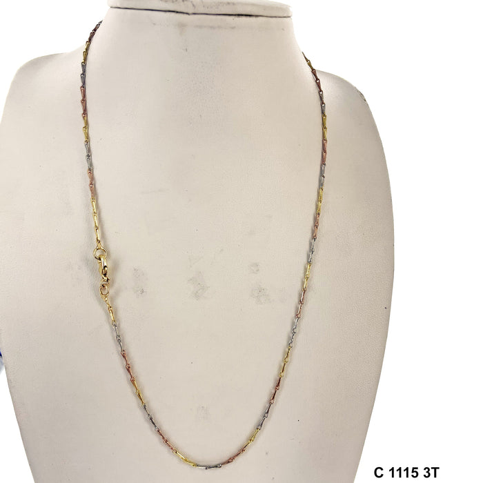 2.5 MM Long Cable Chain C 1115 3T - ChainsOnly