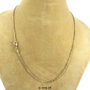 1.5 MM Long Cable Chain C 1115 3T - ChainsOnly