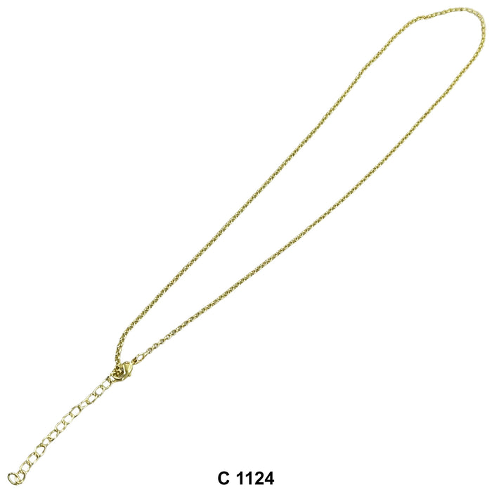 2 MM Round Links Chain C 1124 - ChainsOnly