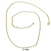 2 MM Round Links Chain C 1124 - ChainsOnly