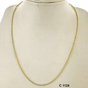 2 MM Round Links Chain C 1124 - ChainsOnly