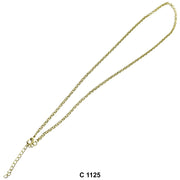 3 MM Round Links Chain C 1125 - ChainsOnly