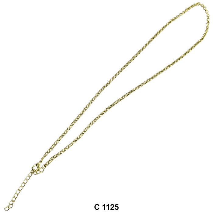 3 MM Round Links Chain C 1125 - ChainsOnly