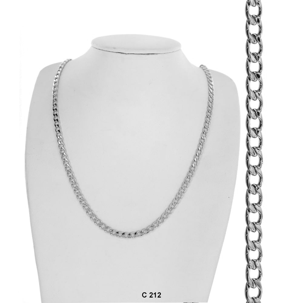 4.7 MM Curb Cuban Chain C 212 S - ChainsOnly
