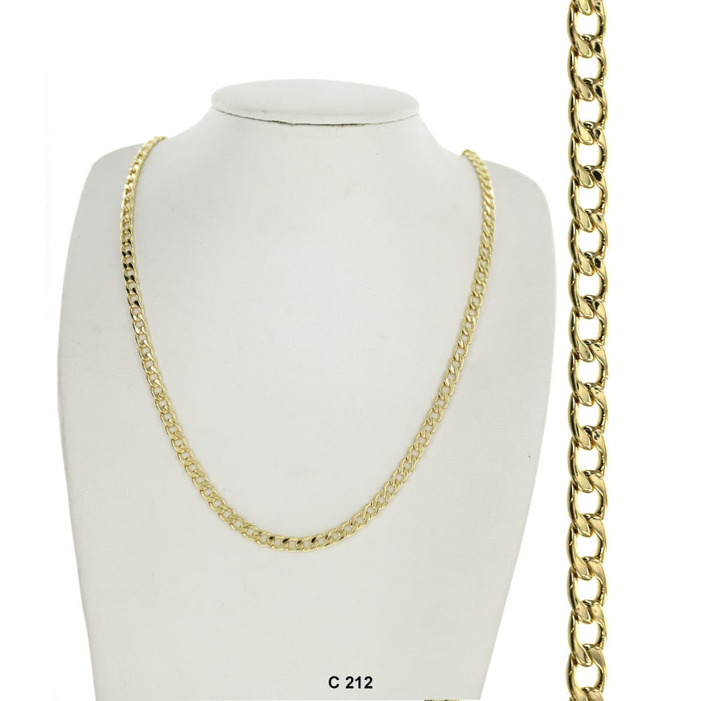 4.7 MM Curb Cuban Chain C 212 G - ChainsOnly