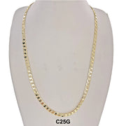 2.5 MM Cuban Chain C25G - ChainsOnly