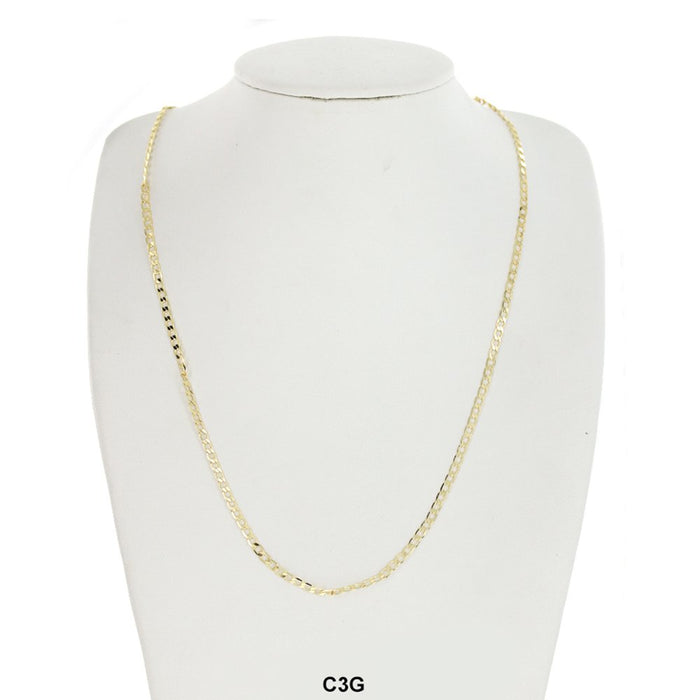 3 MM Cuban Chain C3G - ChainsOnly