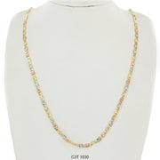 4 MM Tri Color Chain C3T 1030 - ChainsOnly