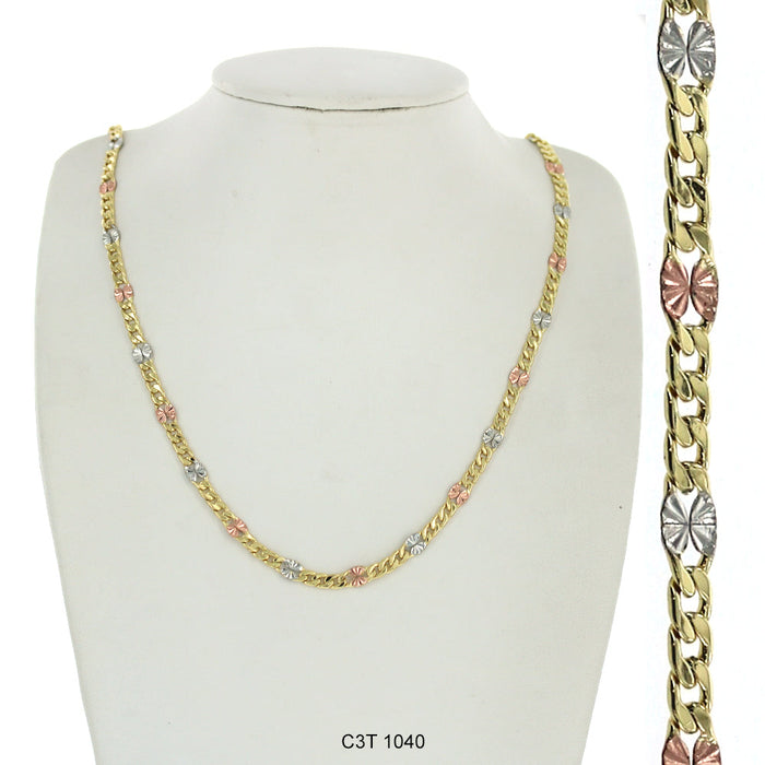 6 MM V Flower Chain C3T 1040 - ChainsOnly