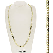 6 MM Cuban Chain C6G - ChainsOnly