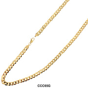 6.5 MM Concave Cuban Chain CCC65G - ChainsOnly