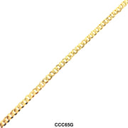 6.5 MM Concave Cuban Chain CCC65G - ChainsOnly